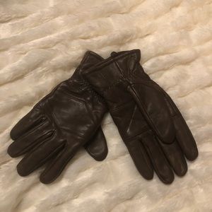 Men’s Large Thinsulate brown leather gloves